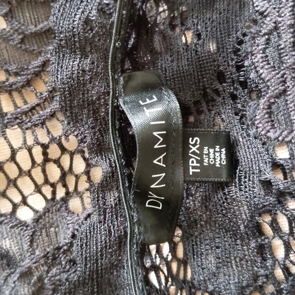 Dynamite | black lace bodysuit - Picture 5 of 5